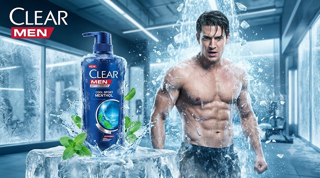 Clear Men Cool Sport Menthol – Đánh bay gàu, mát lạnh tức thì