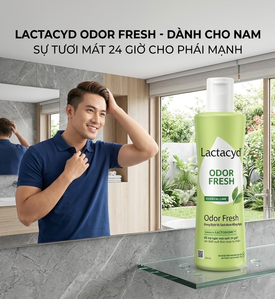 Dung dịch vệ sinh nam Lactacyd Men Fresh