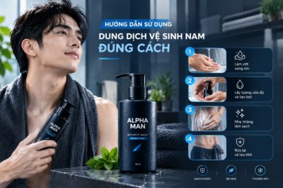Hướng dẫn sử dụng dung dịch vệ sinh nam đúng cách