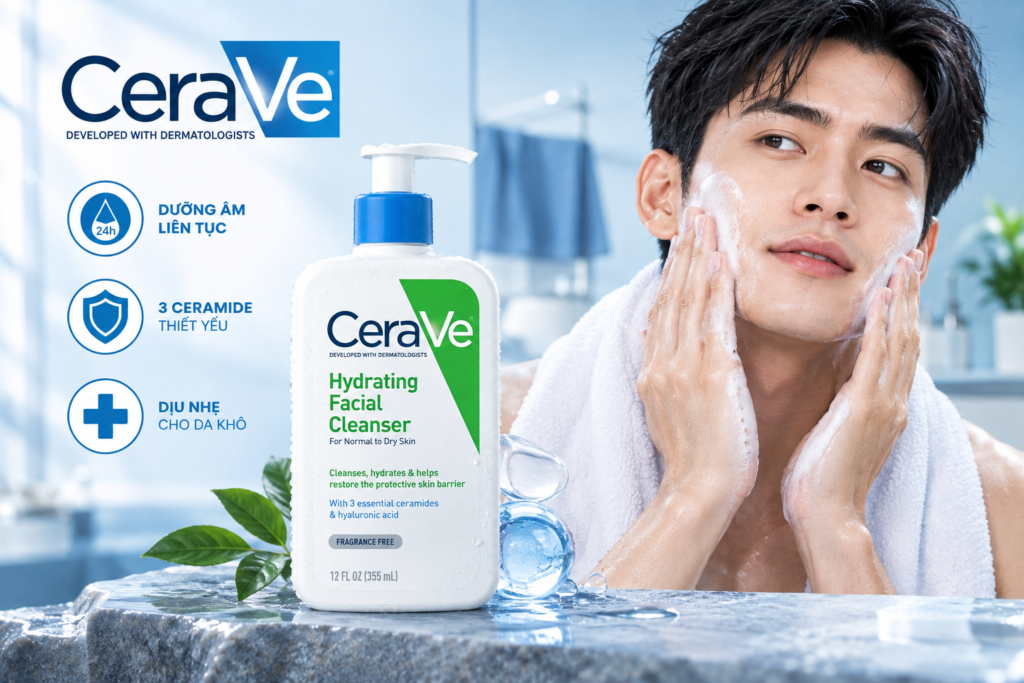 Sữa rửa mặt cho nam Cerave