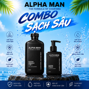 Combo sạch sâu Alphaman Tự tin mỗi ngày