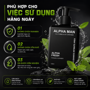 Dung dịch vệ sinh nam ALPHA MAN