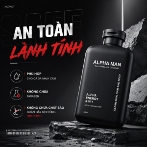 Sữa tắm nam ALPHA MAN