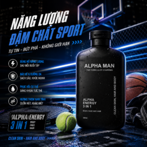 Thành phần của sữa tắm ALPHA MAN